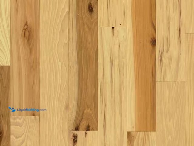 Lot 49-1630830 - APPROX. (70sq/ft) Bruce Plano Natural Hickory 3/4 in. T x 5 in. W Smooth Solid Hardwood Flooring (23...