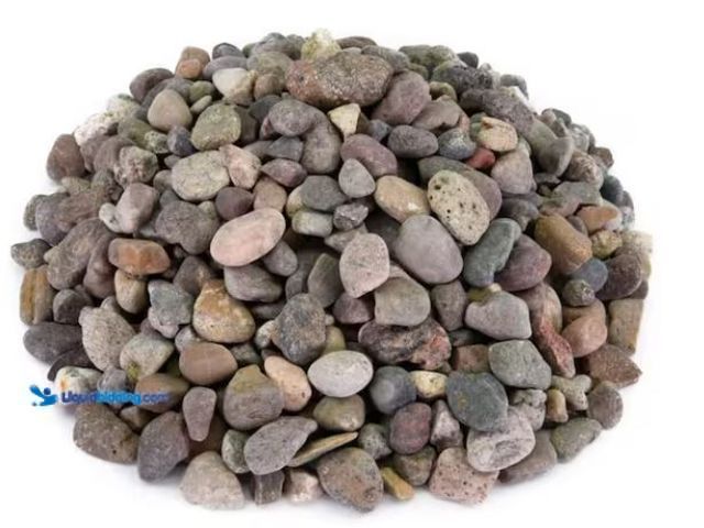 Lot 49-5551534 - Yard Elements 0.25 cu. ft. 3/4 in. Round Rock for Gardens, Landscapes and Ponds, Unused