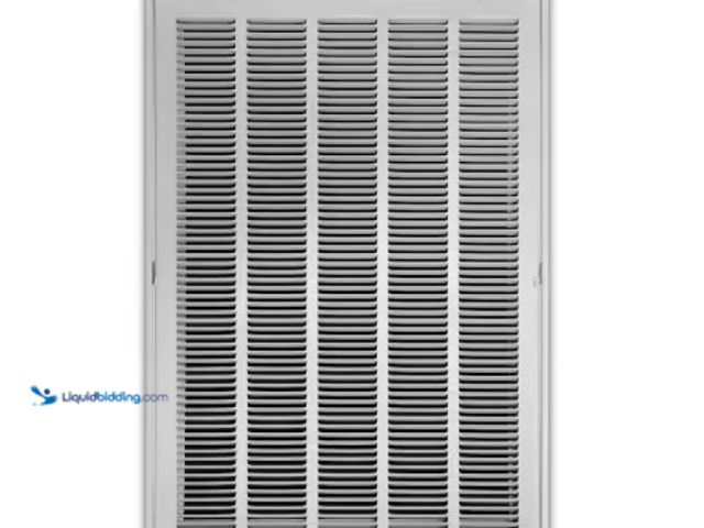 Lot 49-2004147 - Everbilt 20 in. x 30 in. Steel Return Air Filter Grille in White, Model # E190RF20X30, Unused, Scuff...