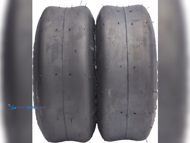 Lot 49-5463464 - Dayrim 11x4.00-5 Zero Turn Lawn Mower Tires - Set of 2, Smooth Riding, Turf-Friendly 4-Ply Tubeless ...