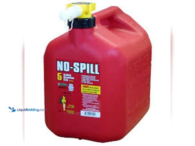 Lot 49-5485229 - No Spill 5 Gallon Gasoline Jug - 1460. Unused.