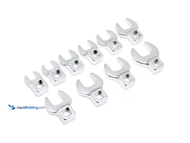 Lot 49-1627411 - GEARWRENCH Metric Crowfoot Wrench Set (10-Piece) Model # 81909, Unused  Ref#Bin0716