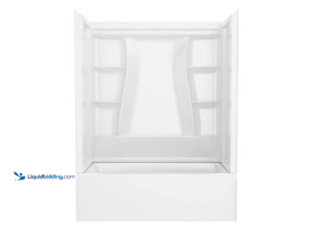 Lot 49-5508239 - Delta
Classic 500 Right Drain 60 in. x 30 in. Alcove Tub/ Shower Combo Unit in High Gloss White. Mo...