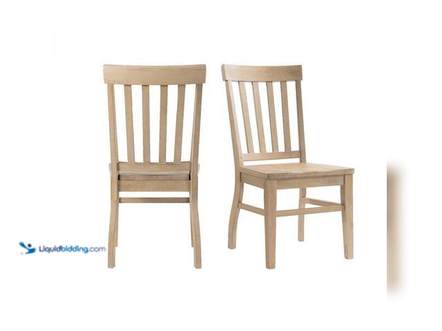 Lot 49-5446723 - Picket House Furnishings
Liam Natural Slat Back Side Chair Set Model # CDLW100SC Item is unused.