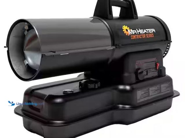 Lot 49-5478491 - Mr. Heater
Contractor Series 80,000 BTU Black Forced Air Kerosene/Diesel Outdoor Space Heater with ...