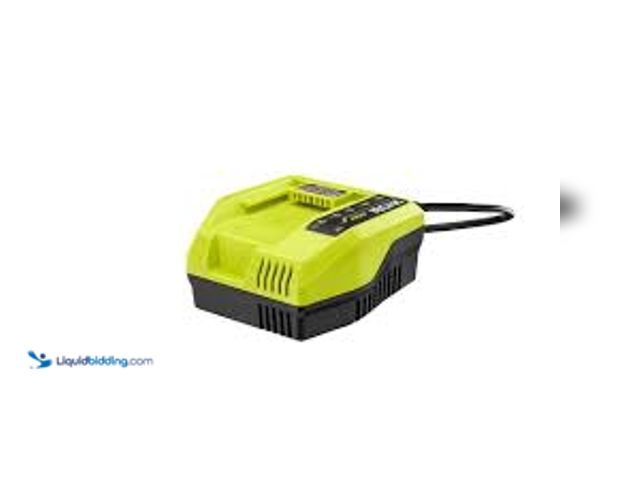 Lot 49-5448756 - RYOBI 40V Lithium-Ion Fast Charger. Model # OP408A. Unused