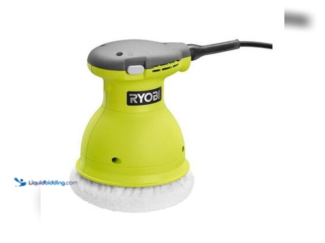 Lot 49-5544393 - RYOBI 0.5 Amp Corded 6 in. Orbital Buffer/Polisher. Model # RB61G. Unused