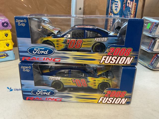 Lot 49-5341589 - LOT OF 2 FORD RACING 2008 FUSION 1/24 SCALE DIECAST CARS IN ORIGINAL BOXES