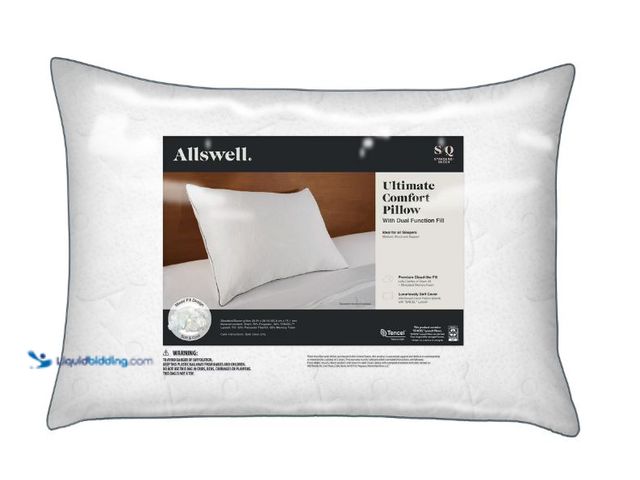 Lot 49-3566897 - Allswell Ultimate Comfort Bed Pillow with Dual Function Fill, Standard/Queen, Unused