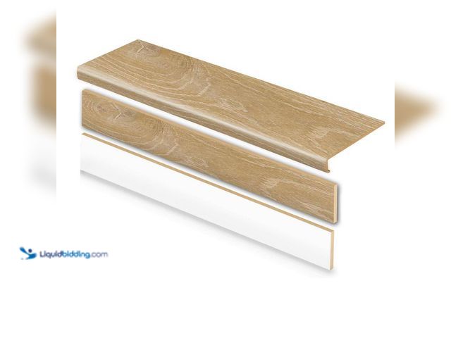Lot 49-5408110 - Cap A Tread Dusk Cherry 47 in. L x 12.15 in. W x 2.28 in. T Vinyl Stair Tread and Reversible Riser K...