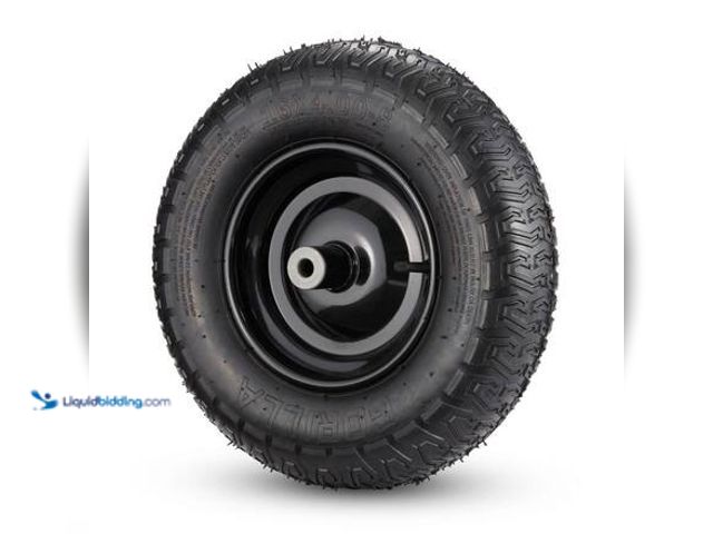 Lot 49-3565220 - Gorilla 16 in. Pneumatic Universal Wheelbarrow Tire Model # GTP-16WB very lightly used. Still full o...