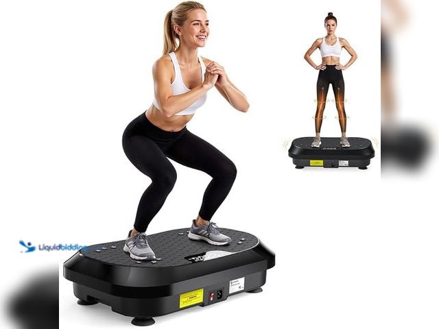 Lot 49-1576820 - Vibration Plate Exercise Machine, Vibrating Plate for Lymphatic Drainage Weight Loss with 200 Power ...