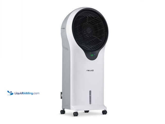 Lot 49-5552682 - NewAir
470 CFM, 3 speed Portable Evaporative Cooler and Fan for 250 sq. ft. Cooling Area. Model # N...