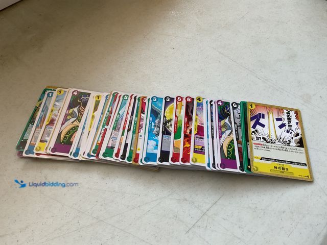 Lot 49-5341551 - AWESOME STACK OF 100+ ONE PIECE COLLECTIBLE CARDS VARIOUS YEARS AND TYPES LOADED WITH GREAT CARDS