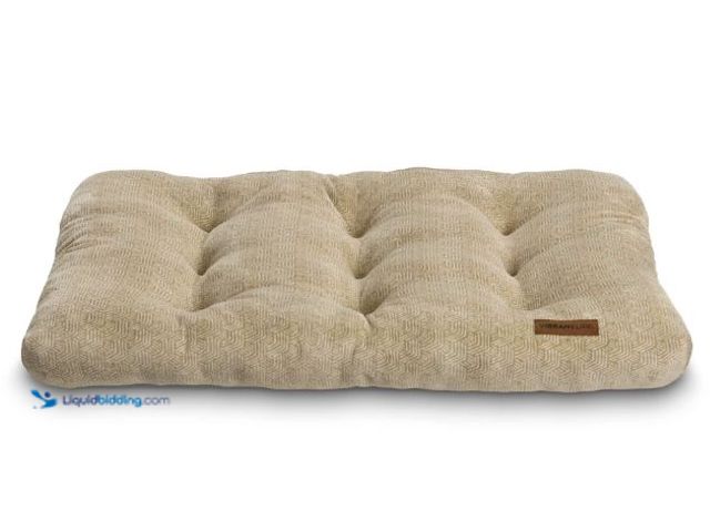Lot 49-3566926 - Vibrant Life Large Dog Bed, Plush Pillow Bed For Large Breeds, Large, 42" x 32", Tan, Unused