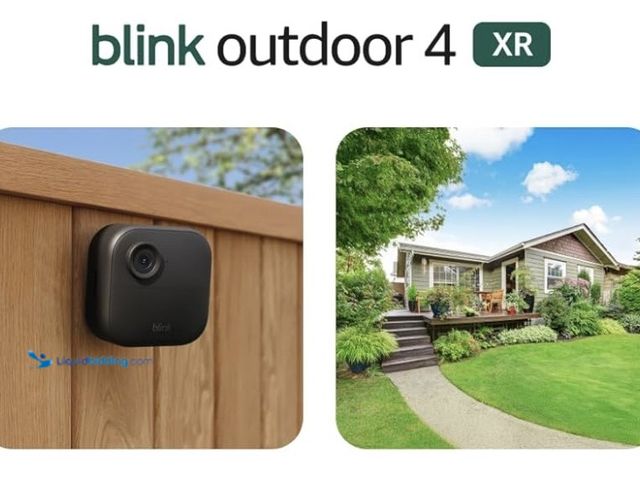 Lot 49-1835204 - BLINK Outdoor cameras     BLINK 4 XR – two-year battery wireless camera with 4x security coverage, 1...