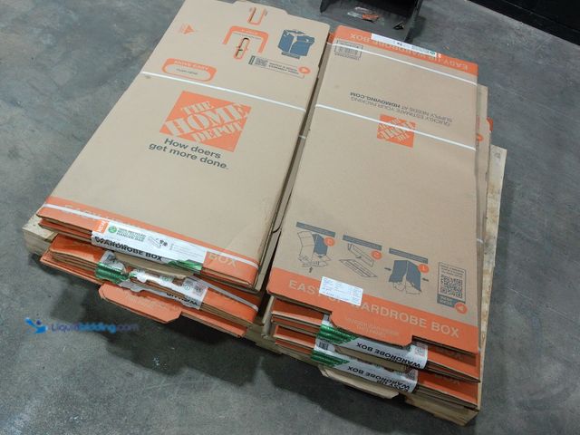 Lot 49-2024119 - Lot of (10)- The Home Depot Medium Easy Up Wardrobe Moving, Shipping, Packing Box. Model # PPRWRDBOX...