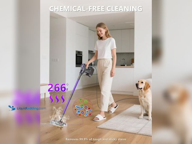 Lot 49-5461260 - Steam Mop for Floor Cleaning, Heavy Duty 29-in-1 Steam Cleaner for Home with Detachable Handheld Ste...