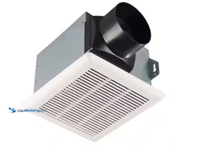 Lot 49-3615850 - Commercial Electric 80 CFM 1.5 Sone Bathroom Exhaust Fan, Model # BPT13-14D, Unused, Has attachments...