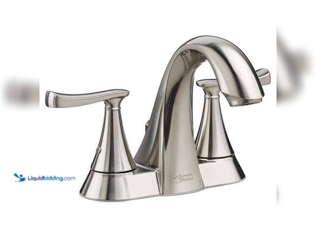 Lot 49-5546811 - American Standard Chatfield 4 in. Centerset 2-Handle Bathroom Faucet in Brushed Nickel Model # 74132...