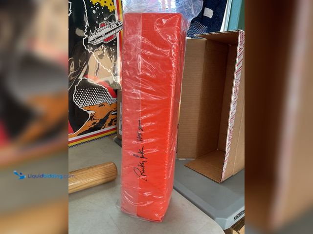 Lot 49-1505018 - COLLECTIBLE NEW ORLEANS SAINTS LEGEND AND HOF RICKEY JACKSON AUTOGRAPHED END ZONE PYLON WITH COA #CO...