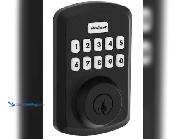 Lot 49-5460411 - Kwikset
Powerbolt 250 10-Button Keypad Matte Black Transitional Electronic Deadbolt Door Lock Inter...