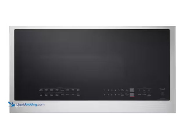 Lot 49-2000130 - LG Smart 1.7 cu. ft. Over the Range Convection Microwave Oven with Air Fry in PrintProof Stainless S...