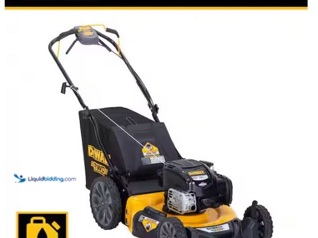 Lot 49-1627619 - DEWALT 21 in. 163cc Briggs and Stratton 725Exi Engine Rear Wheel Drive 3-in-1 Gas Self Propelled Wal...