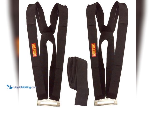 Lot 49-5556950 - QTY 2 - SHOULDER DOLLY
ShoulderDolly 12 ft L x 5 in. W Moving Straps for items up to 800 Lb. Model ...