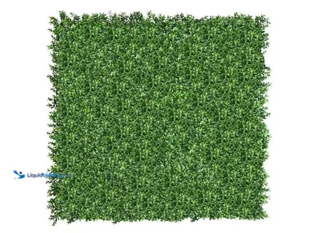 Lot 49-1547656 - Vigoro 3.3'X3.3' Green Artificial Jasmine Leaf Panel, Model # MHD4040-4050, Slightly used.  Ref#ASB-...