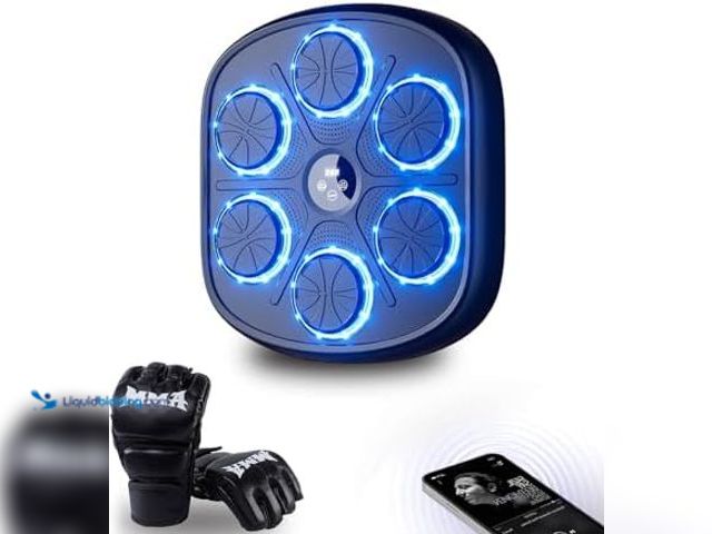 Lot 49-5416282 - Music Boxing Machine for Adults, Boxing Machine Wall Mounted Music. [ASIN: B0CT5DQS5C] Used