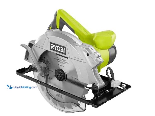 Lot 49-5551438 - RYOBI
14 Amp 7-1/4 in. Circular Saw with Laser, Unused with attachments, works