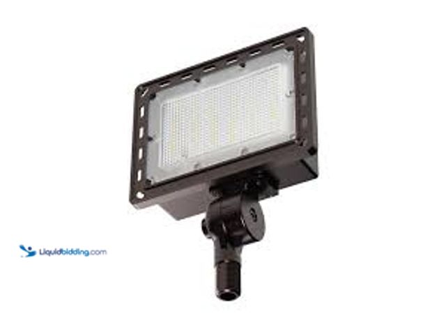 Lot 49-5415412 - Feit Electric 1000/2000/3000 Lumen Select Integrated LED Bronze Dusk to Dawn Commercial Ground/Wall ...