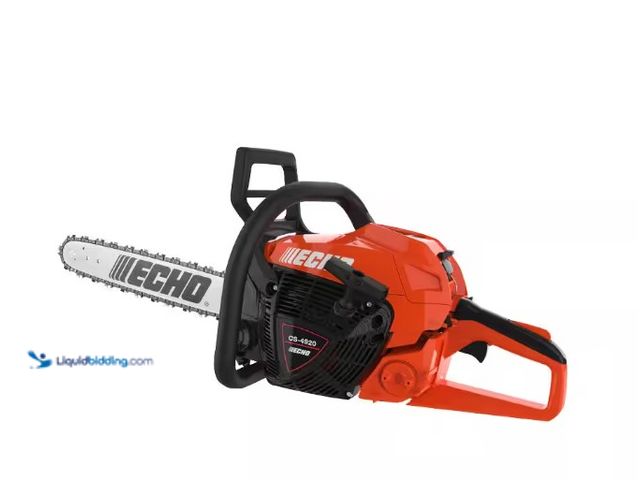 Lot 49-1515811 - ECHO 20 in. 50.1 cc 2-Stroke Gas Rear Handle Chainsaw, Model # CS-4920-20, Slightly used, Unable to ...