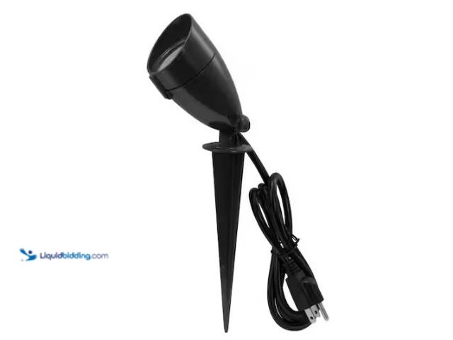 Lot 49-1624677 - Lot of (3) Commercial Electric CE Bronze Line Voltage LED Spike Light with Adjustable Lamp Head Mode...
