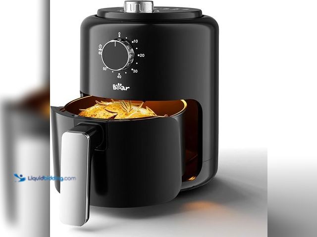 Lot 49-3482764 - Bear Small Air Fryer 2.1 QT, Mini Airfryer Adjustable Time&Temp Control, Compact Size Space Saving f...