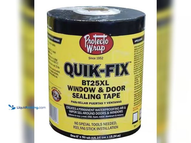 Lot 49-5486883 - 6 in. x 50 ft. Window and Door Tape Internet # 202329104
Model # 123074
Store SKU # 1002961477 Ite...