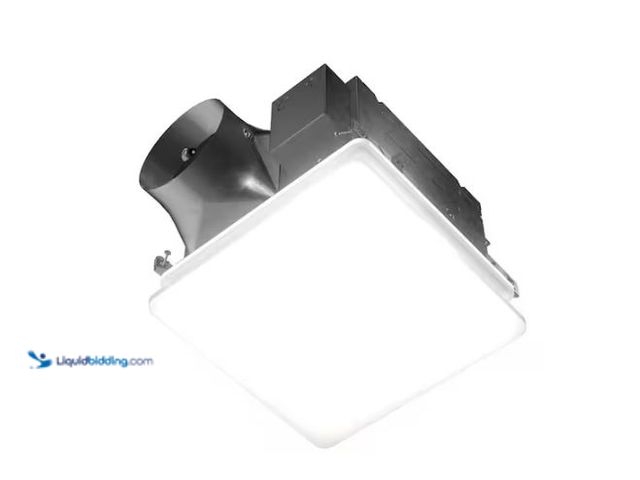 Lot 49-1624514 - Broan-NuTone EVOLVE Premium 110-130-150 Selectable CFM w/Continuous Run, w/Light, Energy Star, Bathr...