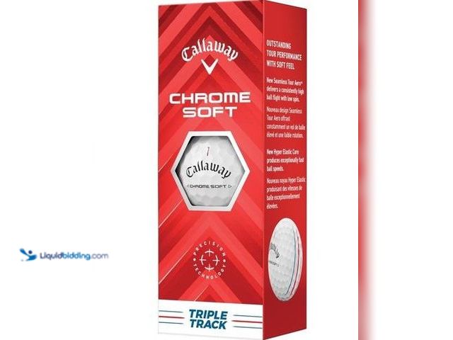Lot 49-3566912 - Callaway Chrome Soft Triple Track Golfbälle 2024, Unused in a PK of 2