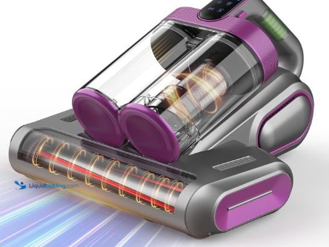 Lot 49-3473747 - Bed Mattress Vacuum Cleaner Cordless 16Kpa Handheld Vacuum, Vacuum Cleaner with 253.7nm UV-C Light, ...