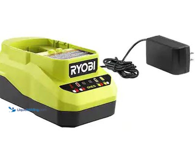 Lot 49-5460686 - RYOBI
ONE+ 18V Lithium-Ion Charger Internet # 317225006
Model # PCG002 Item is unused, powers on (...