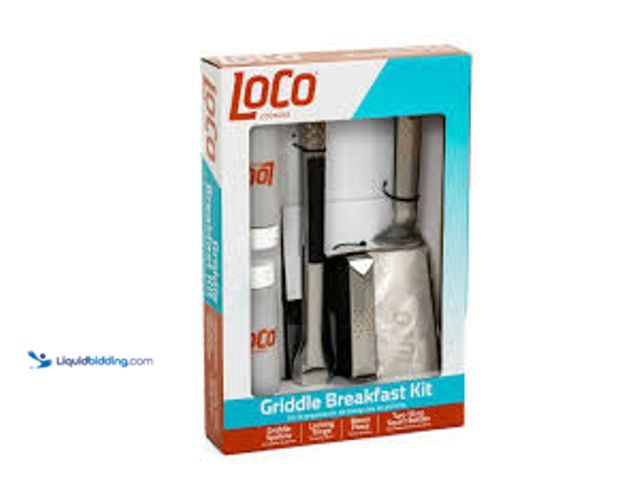 Lot 49-5476840 - LOCO Griddle Breakfast Cooking Accessory Kit. Model # 2023050269. Unused