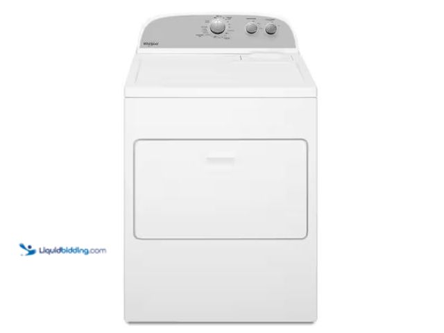 Lot 49-1550448 - Whirlpool 7.0 cu. ft. 120-Volt White Gas Vented Dryer with AUTODRY Drying System, Model # WGD4950HW,...