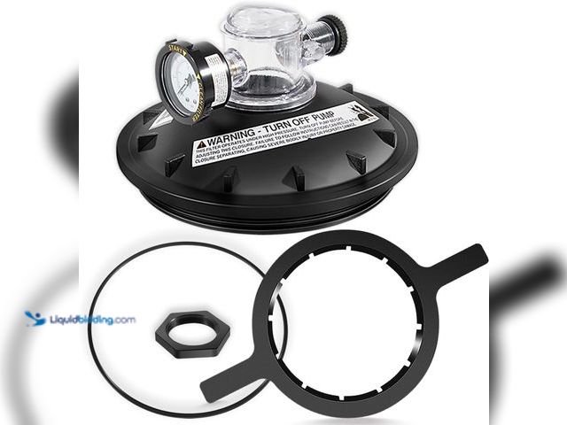 Lot 49-3528103 - Full 154856 8-1/2" Black Buttress Thread Closure Kit Replacement for Triton II TR100/TR140,TR100C/TR...