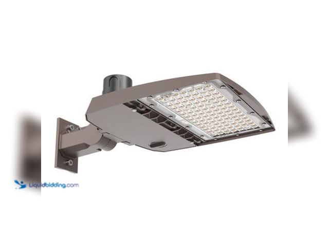Lot 49-5559628 - HALO 450-Watt Equivalent Integrated LED, Bronze Area Light Large, 18000 Lumens. Model # SBAL180CD2D-...