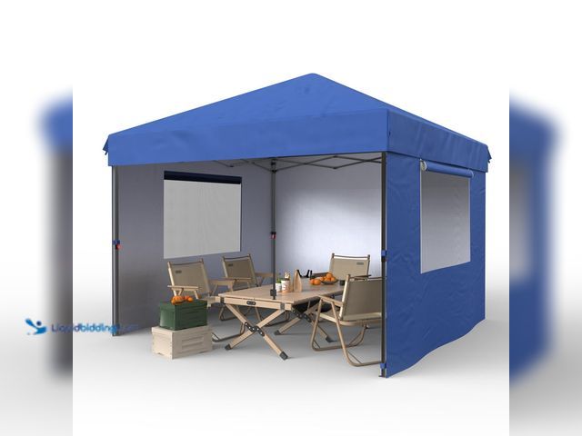 Lot 49-3617649 - Garvee 10'x10' Pop-Up Canopy Tent with 3 Removable Sidewalls - Unused Sku: PHO_10SEIA8N  Ref#CRS0730