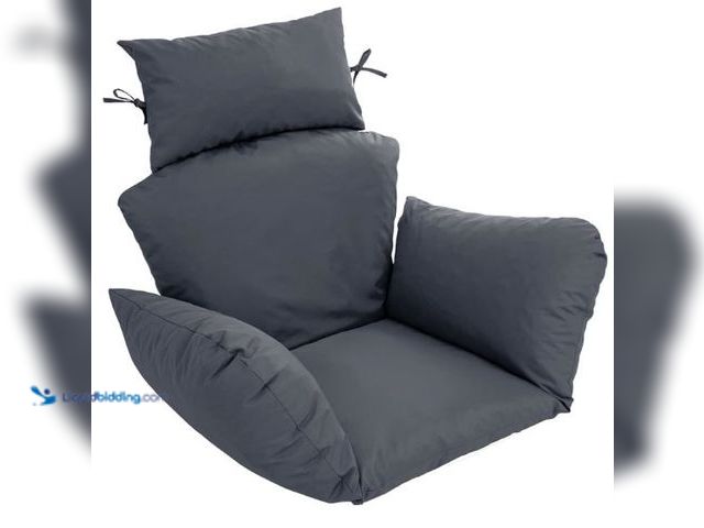 Lot 49-5436649 - Egg Chair Cushion – Outdoor Hanging Chair Cushion, Replacement Cushions for Patio Swing, Waterproof,...