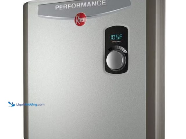 Lot 49-1600831 - Rheem Performance 24 kW 4.68 GPM 240V Self-Modulating Electric Tankless Water Heater, Model # RETEX-...