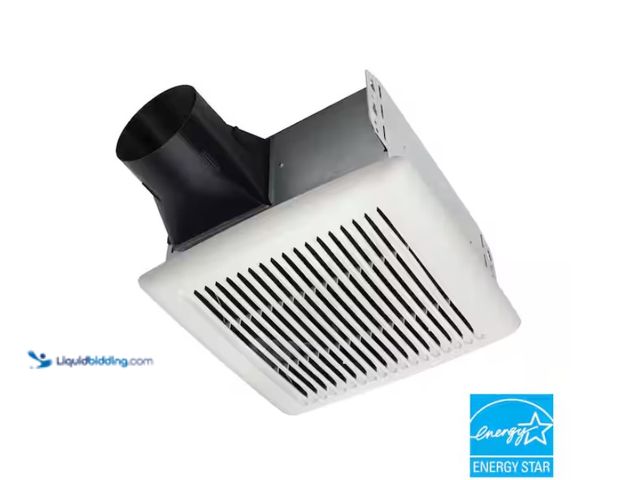 Lot 49-1622760 - Broan-NuTone Flex Series 80-110 Selectable CFM, Room Side Installation, Bathroom Ceiling Exhaust Fan...