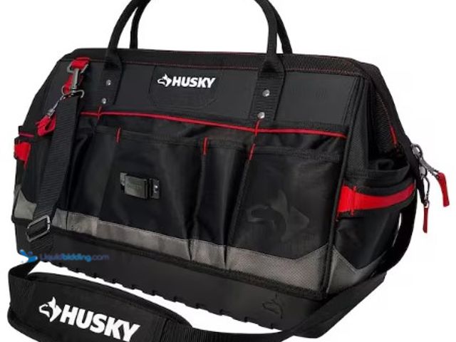 Lot 49-3615818 - Husky Heavy-Duty 20 in. PRO Tool Bag, Model # H-020-SLO, Unused.  Ref#PA0717